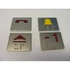 PLACA INDICATIVA RECTANGULAR CON BRAILE (NEGRO)